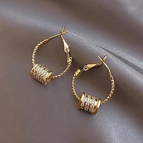 Earrings đeo tai dáng tròn nhỏ cho nữ