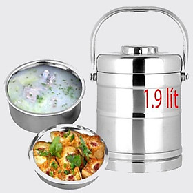 Mua Cà Men Giữ Nhiệt 1L9 Siêu Lớn Inox 2 Lớp Hộp Đựng Cơm 3 Tầng Không Gỉ Sét