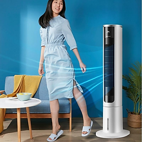 Mua Quạt làm mát không khí mini  quạt tháp hơi nước có điều khiển từ xa - TẶNG gel đá làm mát