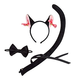 Kids , Bow Tie and Tail Set Cosplay for Stage Performance Masquerade