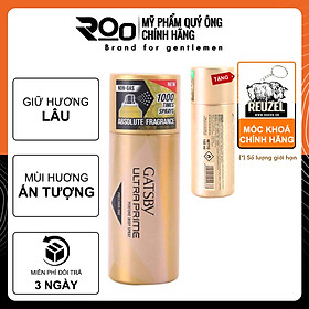 Xịt Khử Mùi Nam Body Mist Nam Gatsby Perfume Body Spray - Tặng móc khoá chính hãng