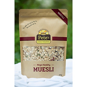 Ngũ cốc dinh dưỡng MEGA-HEALTHY MUESLI 325g Pete's Luxury Wholefoods