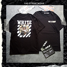 Áo thun tay lỡ form rộng YAS STREETWEAR phông unisex nam nữ, áo thun cotton100% phong cách streetstyle HÌNH IN KO TRÓC