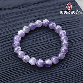 Vòng thạch anh tím ngọc lavender amethyst A mệnh hỏa. thổ - Ngọc Quý Gemstones