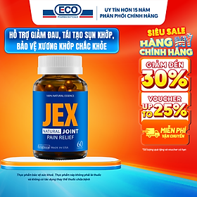 [Hộp 60v] Viên Uống Giảm Đau Xương Khớp JEX Ecogreen Tái Tạo Sụn Khớp