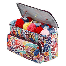 Travel Yarn Storage Bag Knitting Accessories Organizer Case for Wool Ball