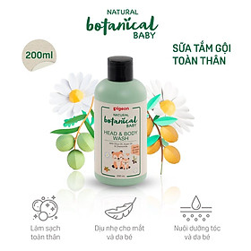 Sữa Tắm Gội Toàn Thân Cho Bé Natural Botanical Pigeon 200ml/500ml