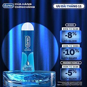 Gel bôi trơn Durex Classic gốc nước - Bao bì mới, cải tiến công thức thêm mượt mà, 50ML/chai