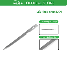 Hình ảnh Cây Lấy Khóe Đầu Nhọn Inox Hỗ Trợ Móc Khóe và Vệ Sinh Khóe KỀM NGHĨA