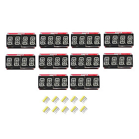 10 Pieces 0.54inch Red 4Bits Digital Tube LED Display Module I2C For