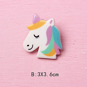 Mua Charm kỳ lân Unicorn nhũ bạc cho các bạn làm trang trí vỏ điện thoại  Jibbitz  DIY