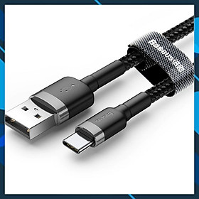 Mua Cáp sạc nhanh 3A Baseus Cafule kết nối Type-C truyền dữ liệu cho Android dài 100CM -  Hàng chính hãng