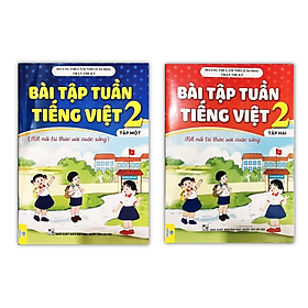 Sách - Combo Bài Tập Tuần Tiếng Việt 2 - Tập 1 + Tập 2 ( Kết Nối Tri Thức Với Cuộc Sống )