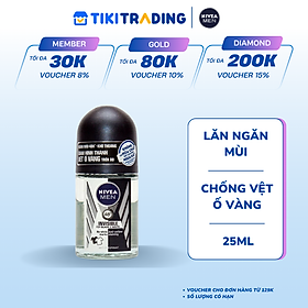 Lăn Ngăn Mùi Nivea Men Black&White 82246 (25ml)