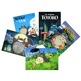 Tranh Poster SET 5 tấm TOTORO ANIME MANGA 21cmx30cm ảnh khác nhau