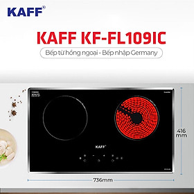 Mua Bếp từ hồng ngoại đôi cảm ứng Kaff KF-FL109IC - Hàng chính hãng