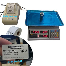 Mua Cân điện tử tính tiền UTE UPA-Q - Cân bán hàng loại 30kg dành cho các tiểu thương  siêu thị. Kết nối được phần mềm Kioviet  Sapo