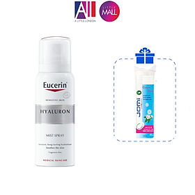 Xịt dưỡng ẩm cho da nhạy cảm Eucerin Hyaluron Mist Spray 50ml (Nhập khẩu)