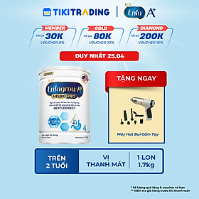 Sữa bột Enfagrow A2 Neuropro 4 1.7kg giúp dễ tiêu hóa, hấp thu dành cho trẻ 3-6 tuổi