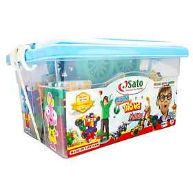 Hộp đồ chơi lắp ghép sáng tạo cho bé từ 3 tuổi sato14
