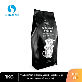 Shin cà phê - phin f3 túi 1kg - cà phê nguyên chất pha phin