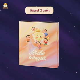 Sách - Boxset trung thu Chuyện mùa trăng - Ai chờ trăng tới? (Bìa cứng 1 cuốn truyện kèm 1 cuốn thơ) - Lionbooks