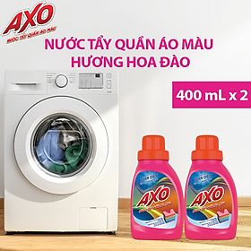 Nước tẩy quần áo màu Axo 400ml - Hương Hoa Đào
