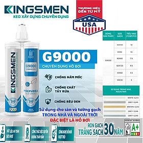Mua Keo Ron Gạch Epoxy G9000 - Thế Hệ Mới Kingsmen. RON GẠCH TRẮNG SẠCH 30 NĂM - Keo Ron gạch 2 thành phần