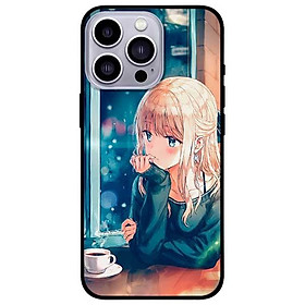 Ốp lưng dành cho Iphone 13 Mini - Iphone 13 - Iphone 13 Pro -  Iphone 13 Pro Max - Cô Gái Bên Tách Cà Phê
