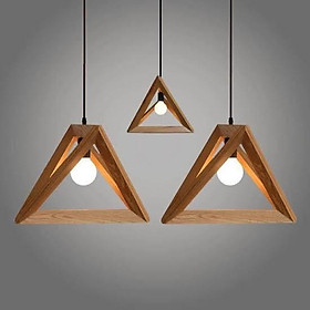 1 TẶNG 1 - Mô Hình Đầu thú gỗ ghép trang trí Đèn gỗ trang trí hình tam giác đa chiều chuyên trang trí
