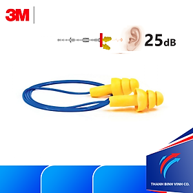 Nút tai chống ồn 3M Ultrafit 340-4004, giảm ồn khi ngủ, khi làm việc