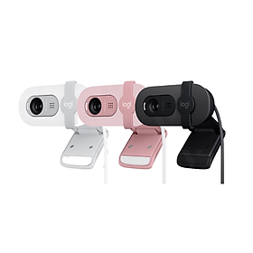 Webcam Logitech Brio 100 Full HD 1080p - Hàng Chính Hãng