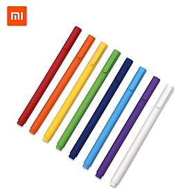 Hộp bút mực gel Xiaomi 8 cây 0,5mm mực đen nhanh khô vỏ nhiều màu