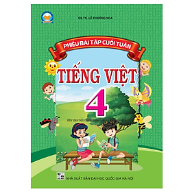 Sách Phiếu bài tập cuối tuần Tiếng Việt 4 - Cánh Diều