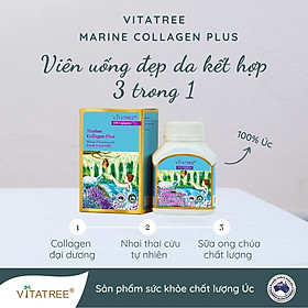 Thực phẩm bảo vệ sức khỏe Viên uống trắng sáng da MARINE COLLAGEN PLUS