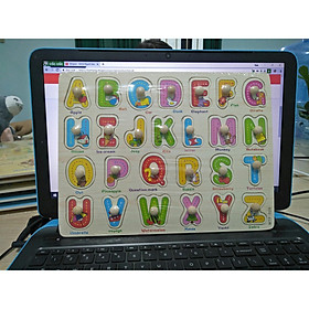 Đồ Chơi Tư Duy Bảng Gỗ Núm Ghép Hình Thông Minh Cho Bé Yêu