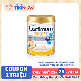 Sữa bột Goldcare Lactimum Gold+ Junior 3 (trên 3 tuổi) 900g