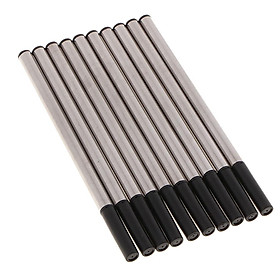 10 Pieces Black Pen Refill for School Office  Supplies Smooth Write