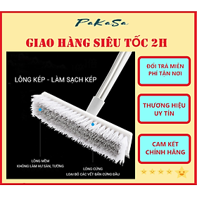 Chổi Vệ Sinh Chà Sàn 2 Mặt, Gạt Nước Lau Kính PaKaSa - Hàng Chính Hãng