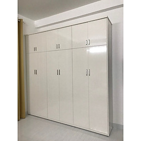 Mua Tủ áo gia đình Tundo cỡ lớn giao lắp tận nhà ngang 2m4 x 2m4 màu trắng