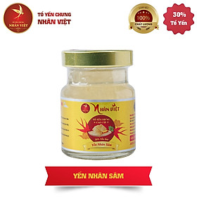 Yến Sào Chưng Nhân Sâm Nhân Việt 30% Yến Nguyên Chất Hũ 70ml