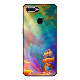 Ốp Lưng in cho Oppo A5s Mẫu Thuyền Đáy Biển - Hàng Chính Hãng