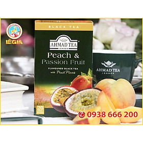 TRÀ AHMAD ĐÀO VÀ CHANH DÂY 40G (Ahmad Peach & Passion Fruit Tea)