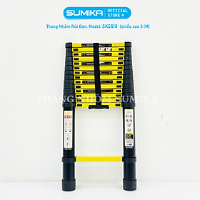 Mua Thang nhôm rút gọn Sumika SKS510 - Chiều cao tối đa 5.1m  sơn tĩnh điện  chống trầy xước