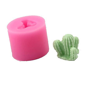 Mua Khuôn rau câu silicon 3D cây xuông rồng 4 nhánh