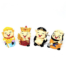 Tượng Đá Bộ Tây Du Ký Mini Phong Cách Dễ Thương