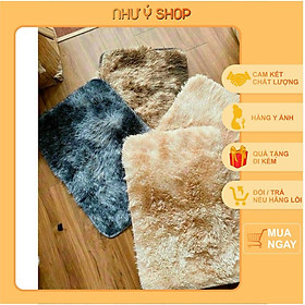 Mua Combo 4 Thảm lau chân lông cừu