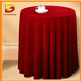 Mua Khăn Trải Bàn Tròn 160cm Khăn Vải Nhung Sang Trọng Trang Trí Nhà Cửa Sự Kiện DG-585