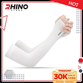 Găng tay xỏ ngón chống nắng Rhino S101, tất tay nam nữ, chống tia UV, chống bụi, Hàng chính hãng