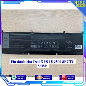 Pin dành cho Dell XPS 15 9500 8FCTC 56Wh - Hàng Nhập Khẩu 